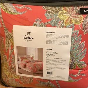 King Size Comforter Set- Echo